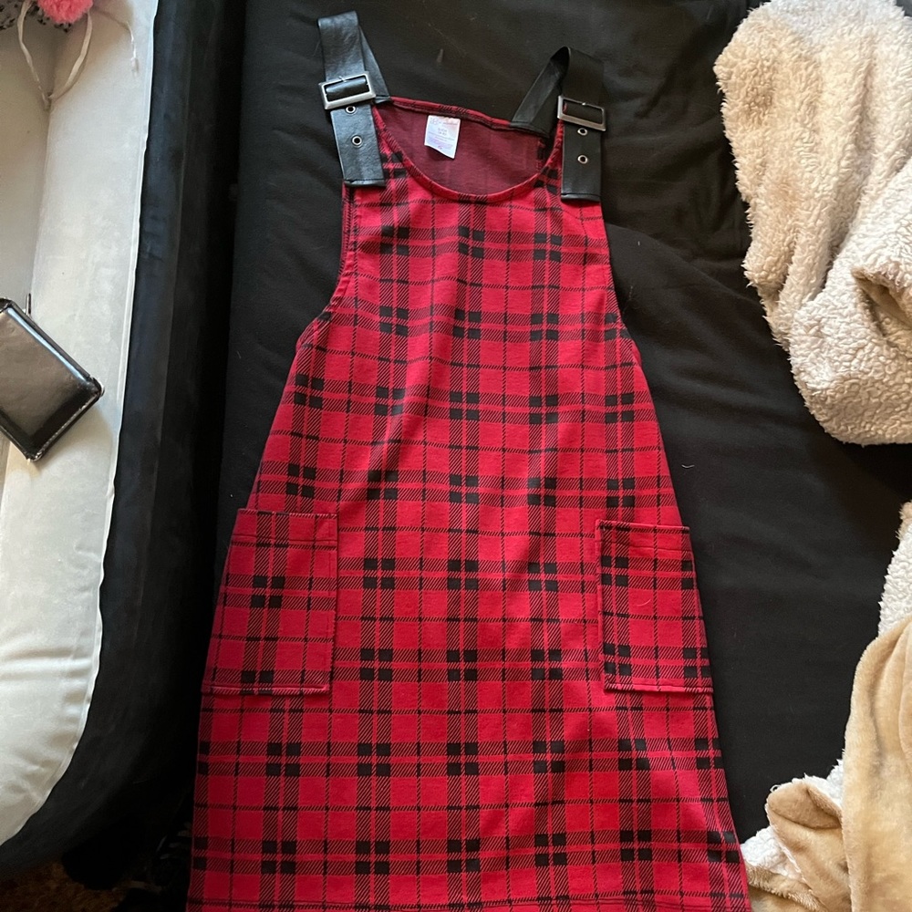 Plaid mini dress never worn